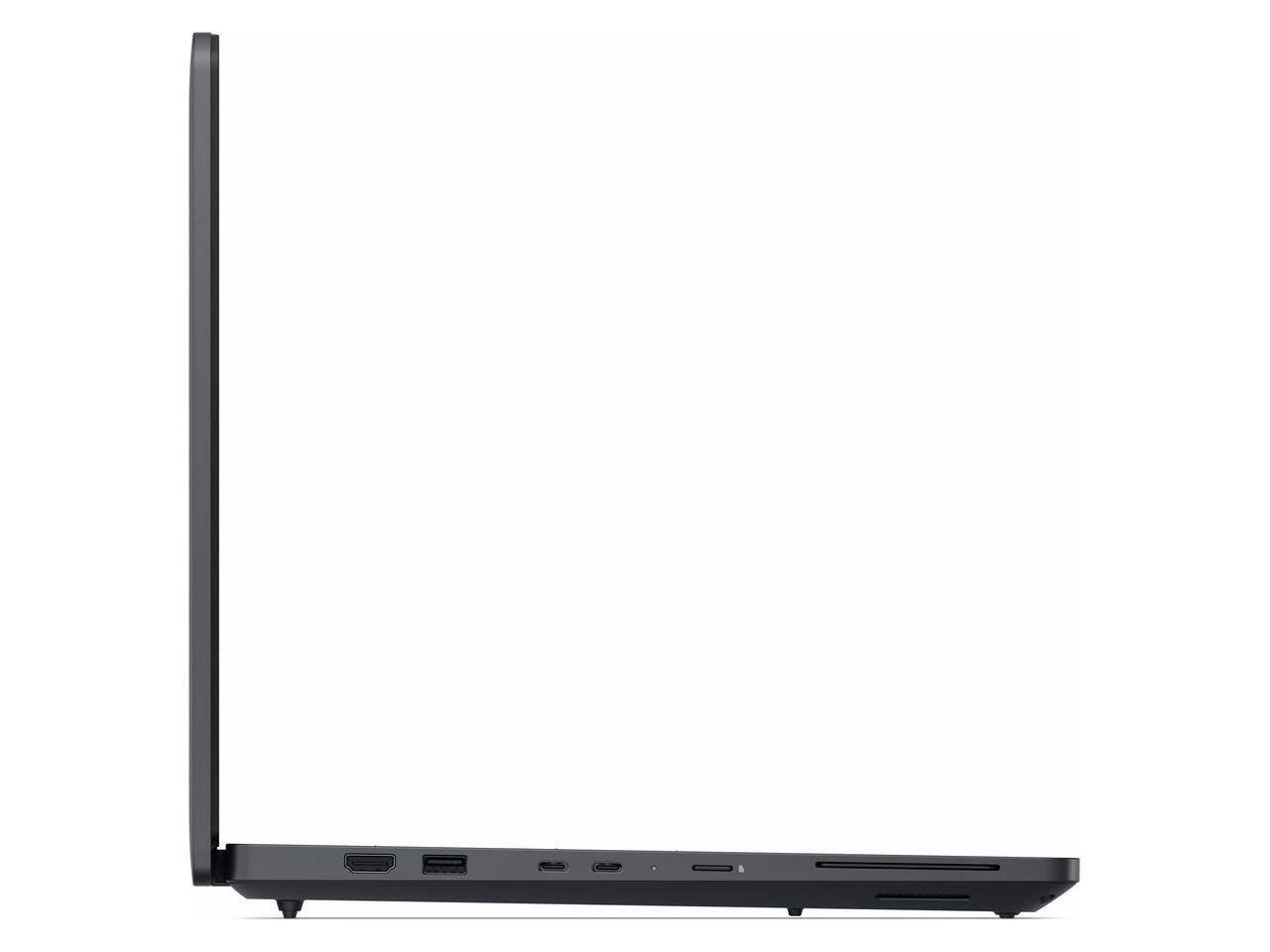 Alt View 3. Dell - Dell Pro Max MC16250 16" - Intel Core Ultra 7 - 16 GB - 512 GB SSD - Windows 11 Pro - RTX Pro 500 - Wi-Fi 7 - Black.