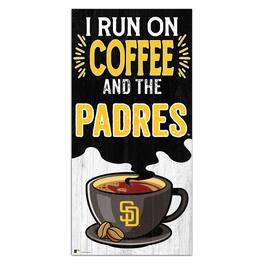Fan Creations - San Diego Padres 6" x 12" Coffee Wall Art - Multicolor