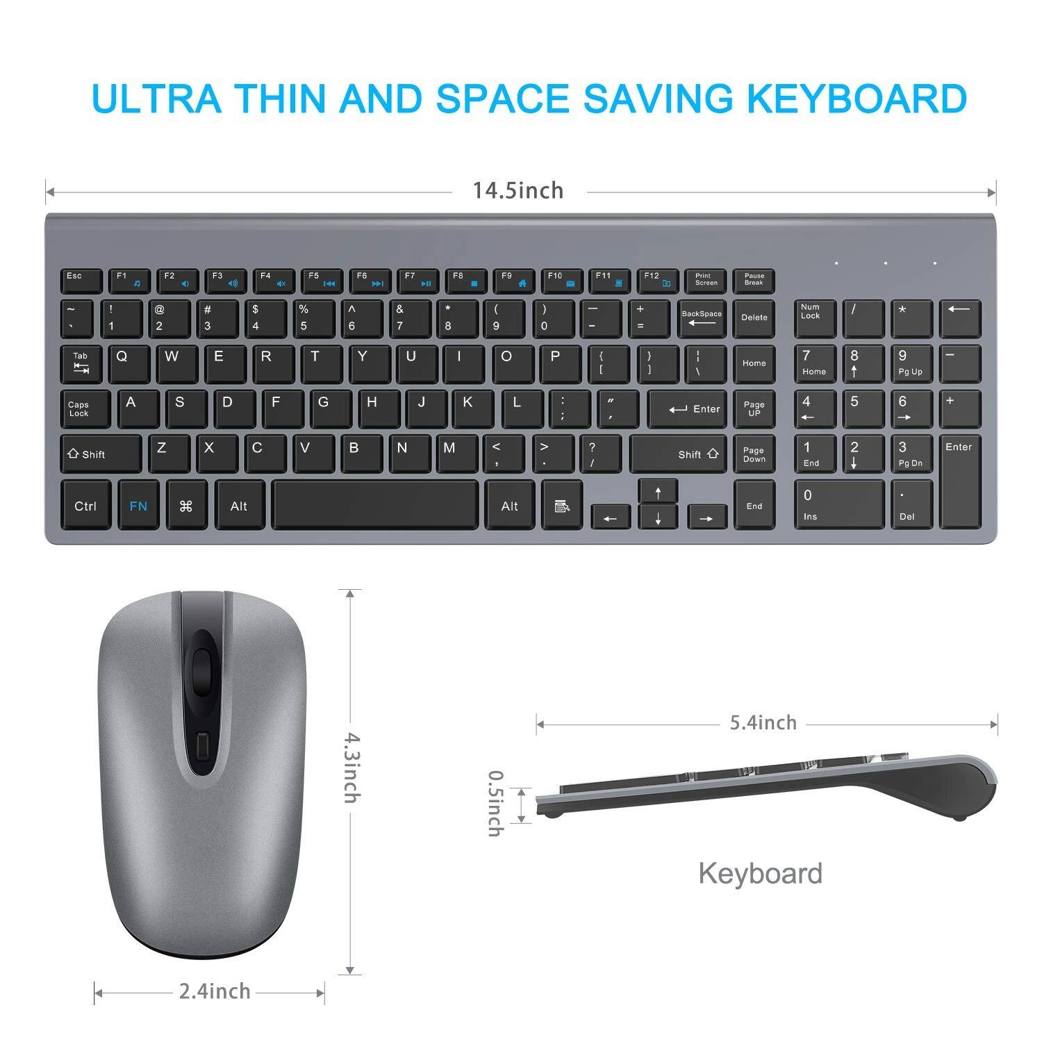 ULTRA THIN AND SPACE SAVING KEYBOARD

14.5inch

4.3inch

0.5inch

5.4inch

2.4inch