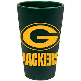 WinCraft - Green Bay Packers 16oz. Silicone Pint Glass - Multicolor