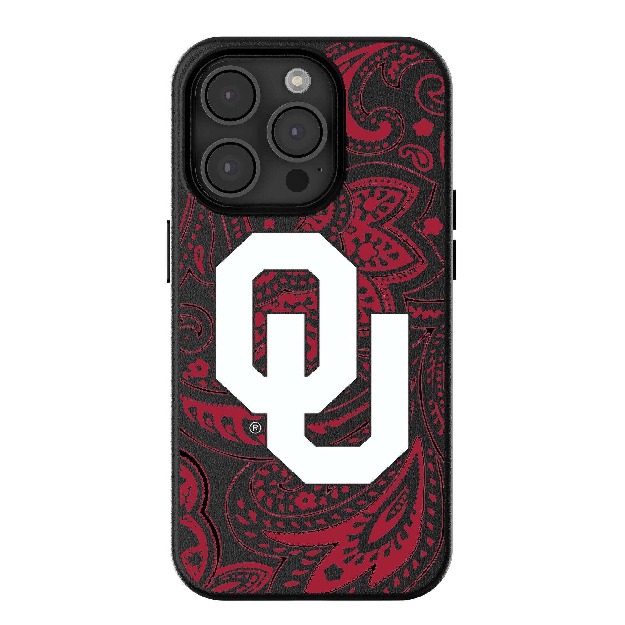 Keyscaper - NCAA - Oklahoma Sooners Paisley iPhone Magnetic Bump Case - 16 Pro Max - Black price history on PriceWatchPro