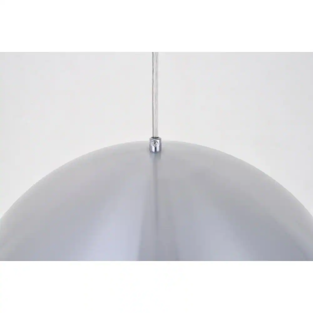 Alt View 1. Living District - Circa 1 Light Burnished Nickel Pendant - Burnished Nickel.