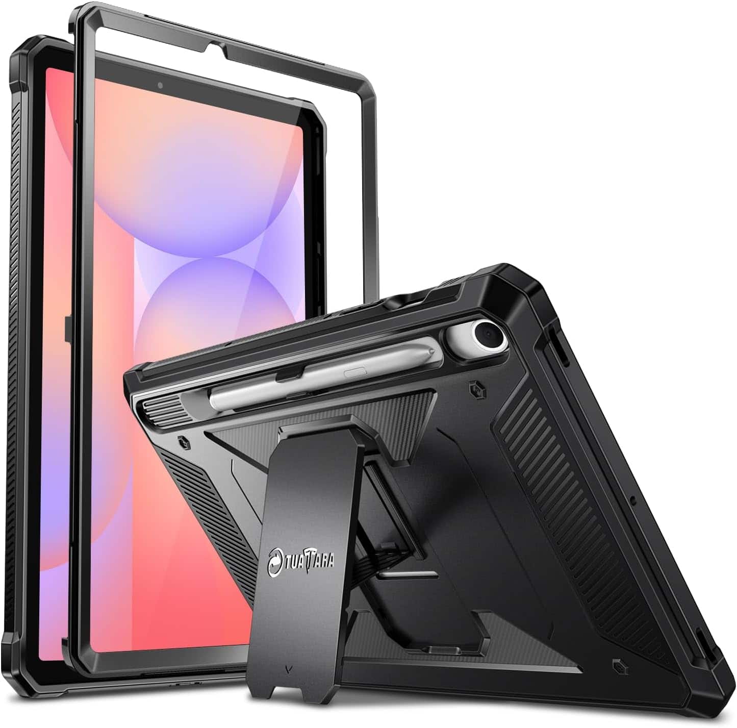 Fintie - Shockproof Case for Samsung Galaxy Tab S10 Lite/S10 FE/S9 FE/S9, Tuatara Rugged Hybrid Cover, Built-in Screen Protector - Black price history on PriceWatchPro