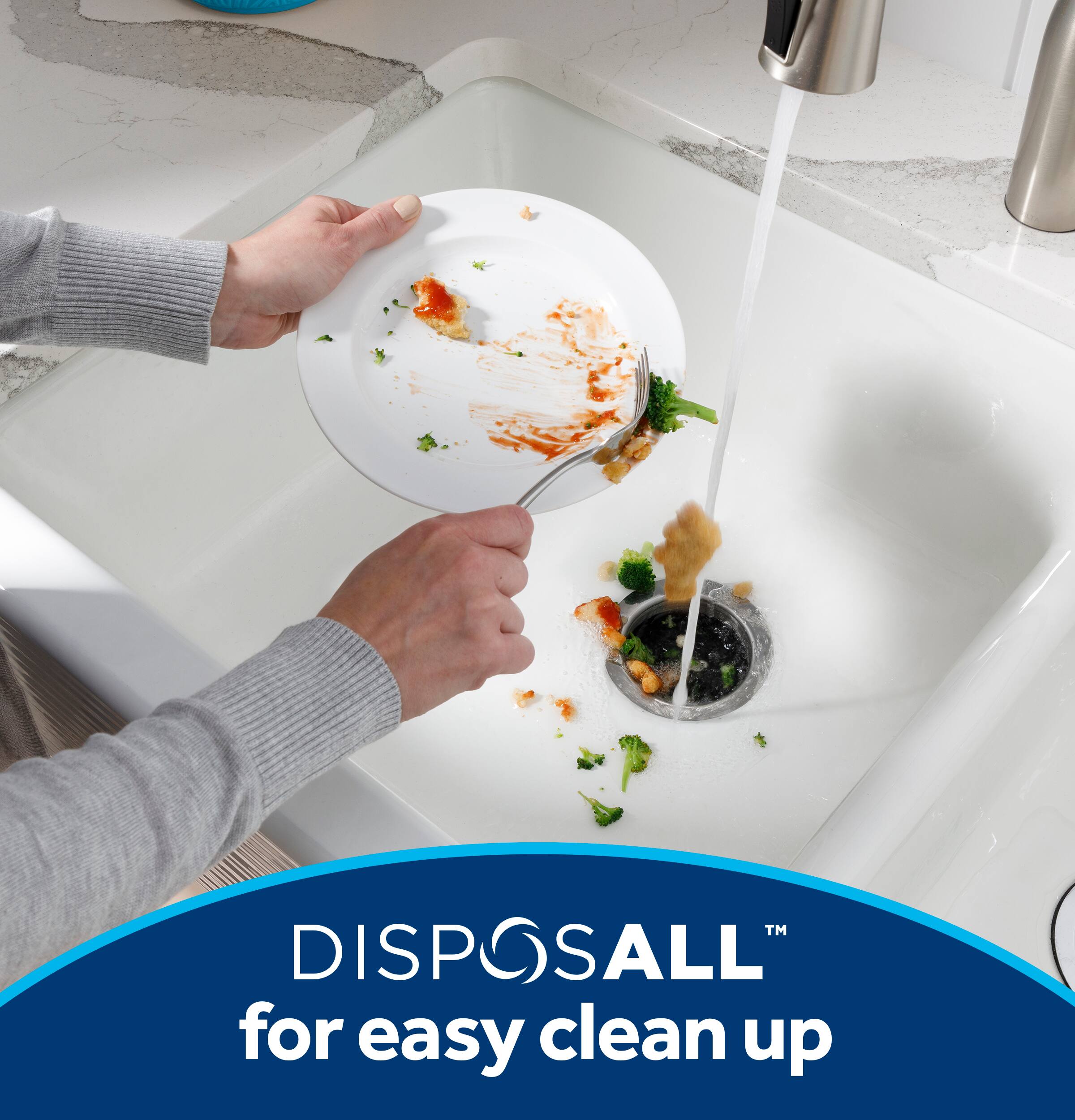 "DisposAll" for easy clean up