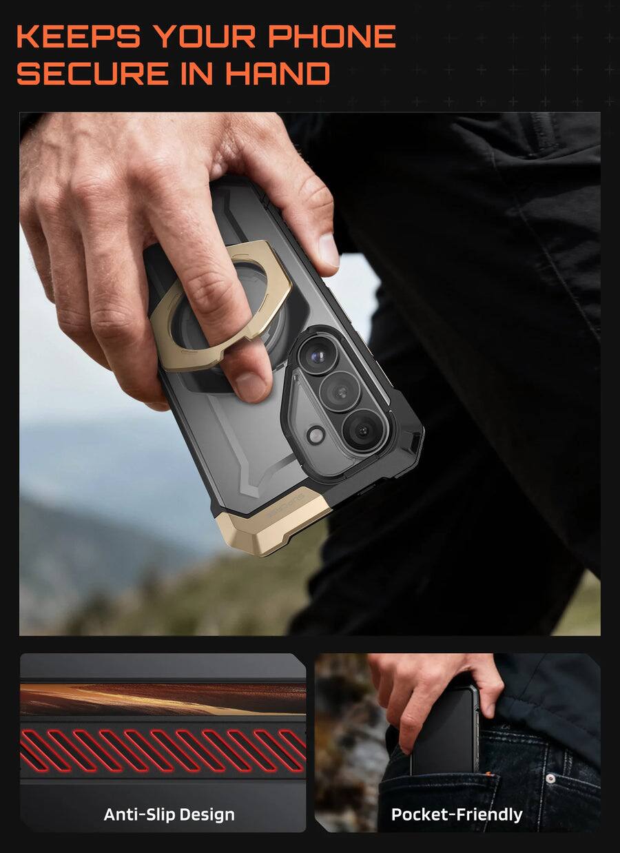 KEEPS YOUR PHONE SECURE IN HAND

Anti-Slip Design

Pocket-Friendly