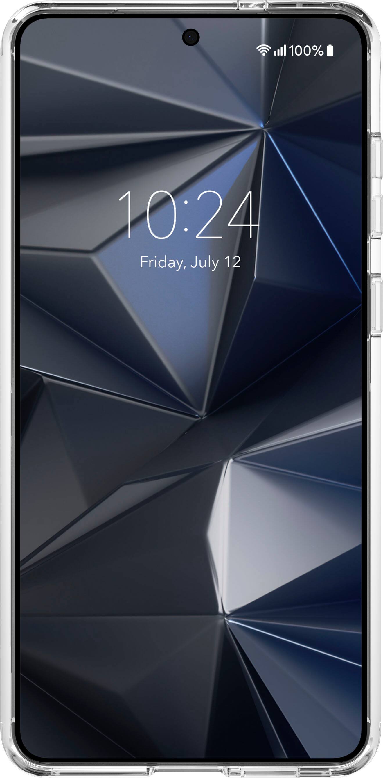 The text on the image reads: "100% 10:24 Friday, July 12."