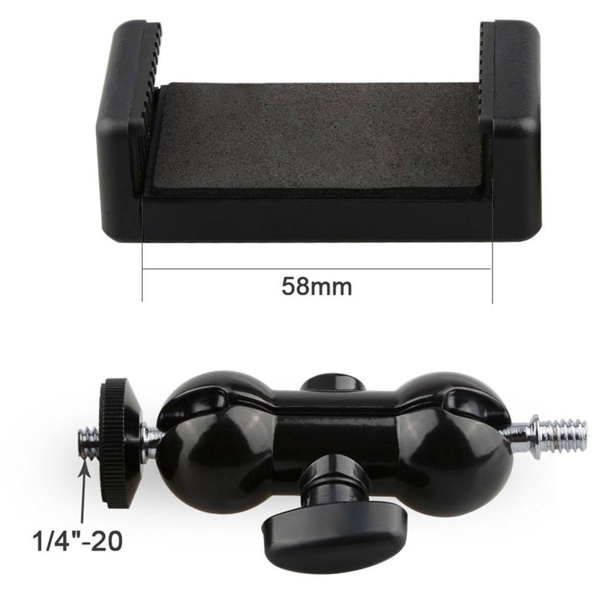 58mm  
1/4"-20