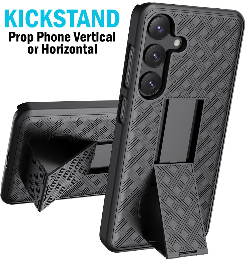 KICKSTAND  
Prop Phone Vertical or Horizontal