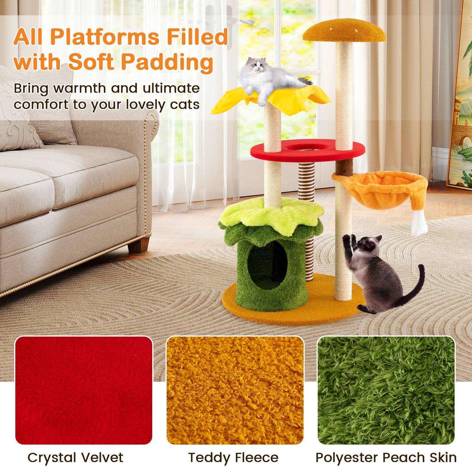 All Platforms Filled with Soft Padding

Bring warmth and ultimate comfort to your lovely cats

Crystal Velvet
Teddy Fleece
Polyester Peach Skin