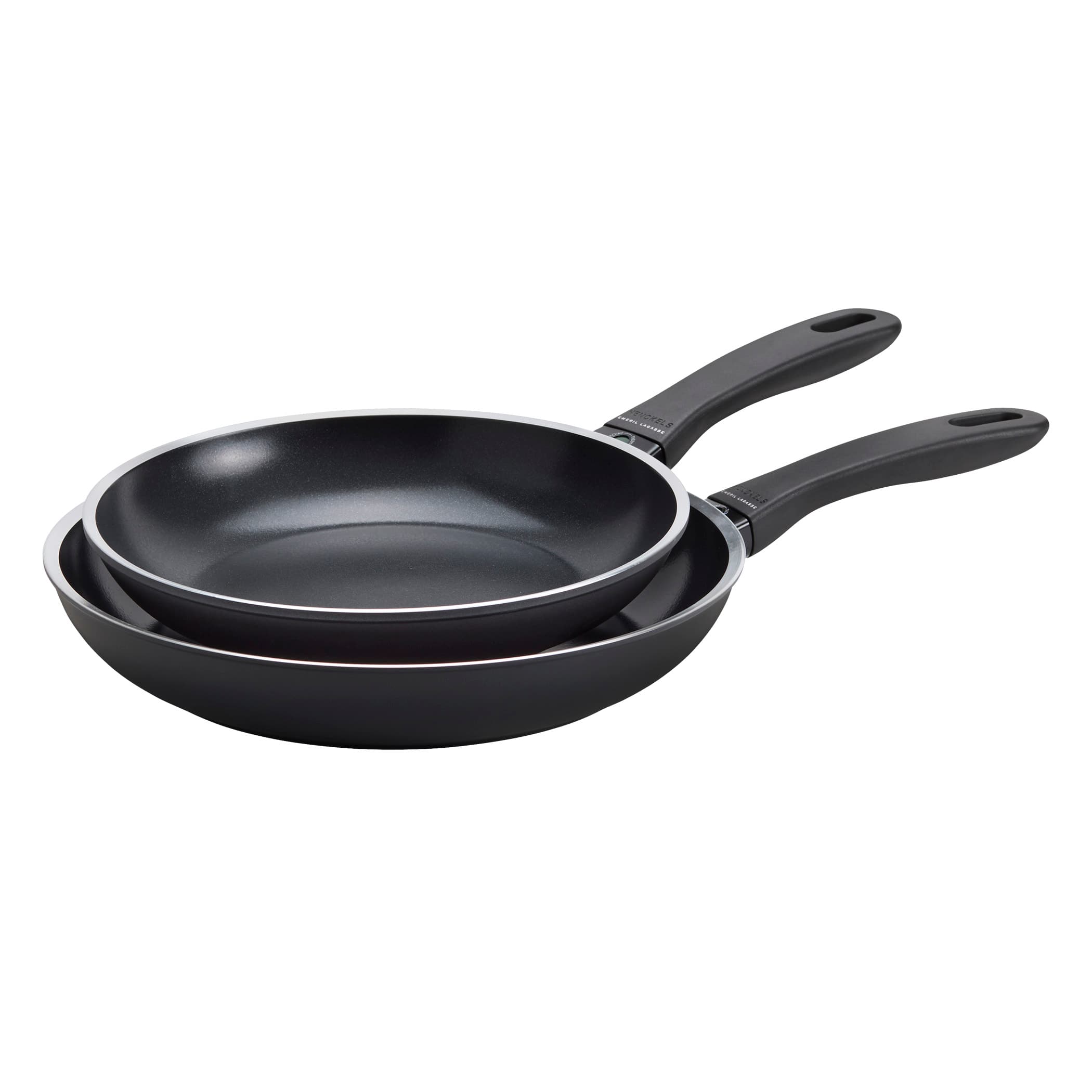 Henckels - Nola 2-pc Aluminum Ceramic Nonstick Fry Pan Set - Black