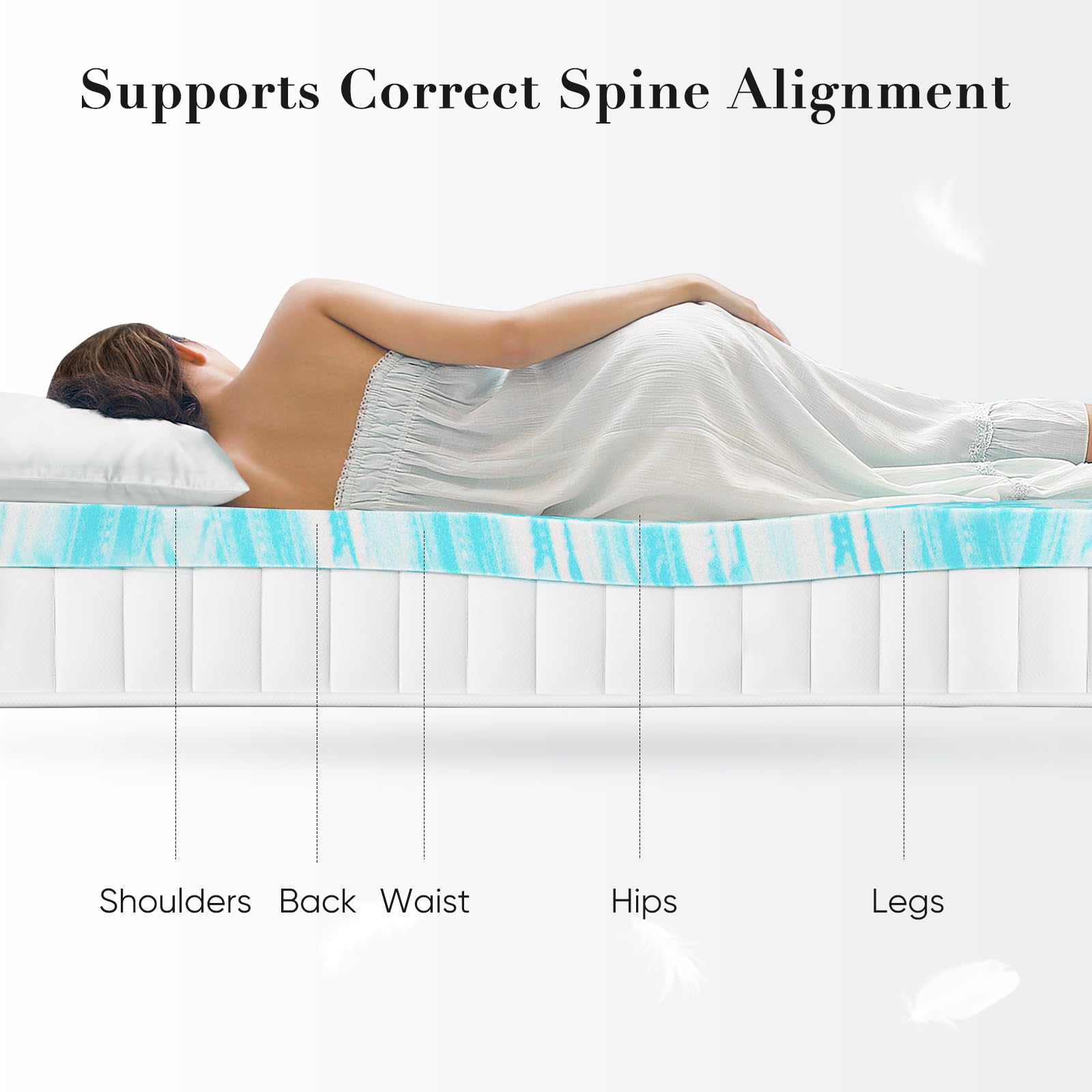 Supports Correct Spine Alignment

Shoulders Back Waist Hips Legs