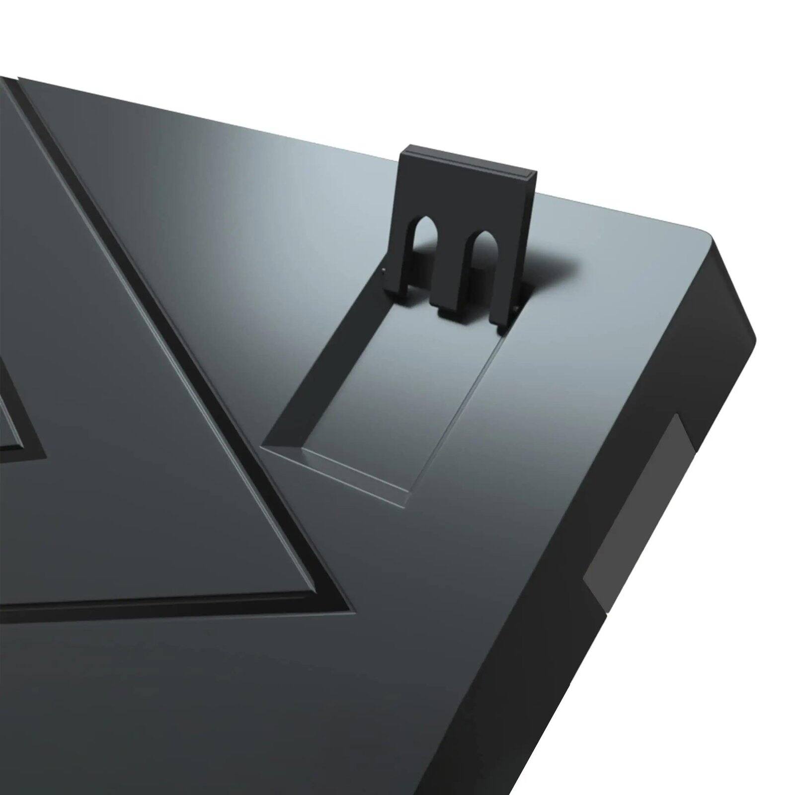 Alt View 3. MageGee - MageGee 75% Mechanical Gaming Keyboard, Red Switch, LED Blue Backlit, 87 Keys Compact TKL Wired - Black/Grey - Black/Gray.