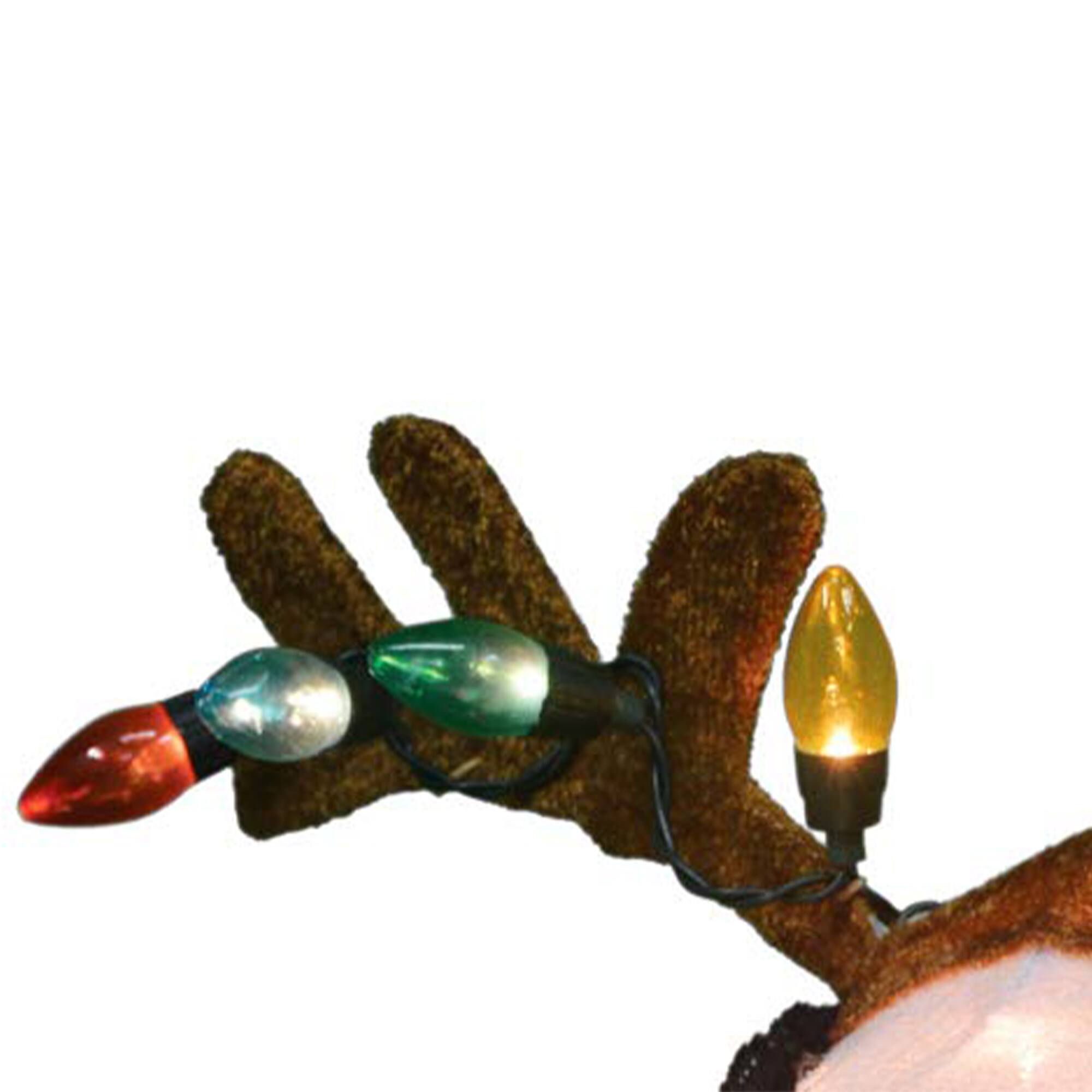 Alt View 5. ProductWorks - ProductWorks Peanuts 26" Snoopy Santa Coat & Antlers Prelit Christmas Yard Decor - Multicolor.