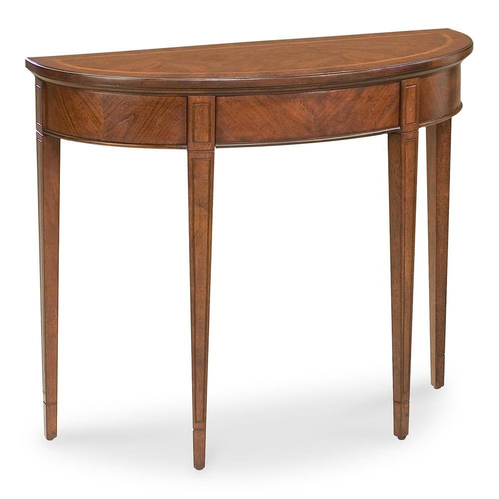 Left. Butler Specialty - Hampton 36" Demilune Console Table - Dark Brown.