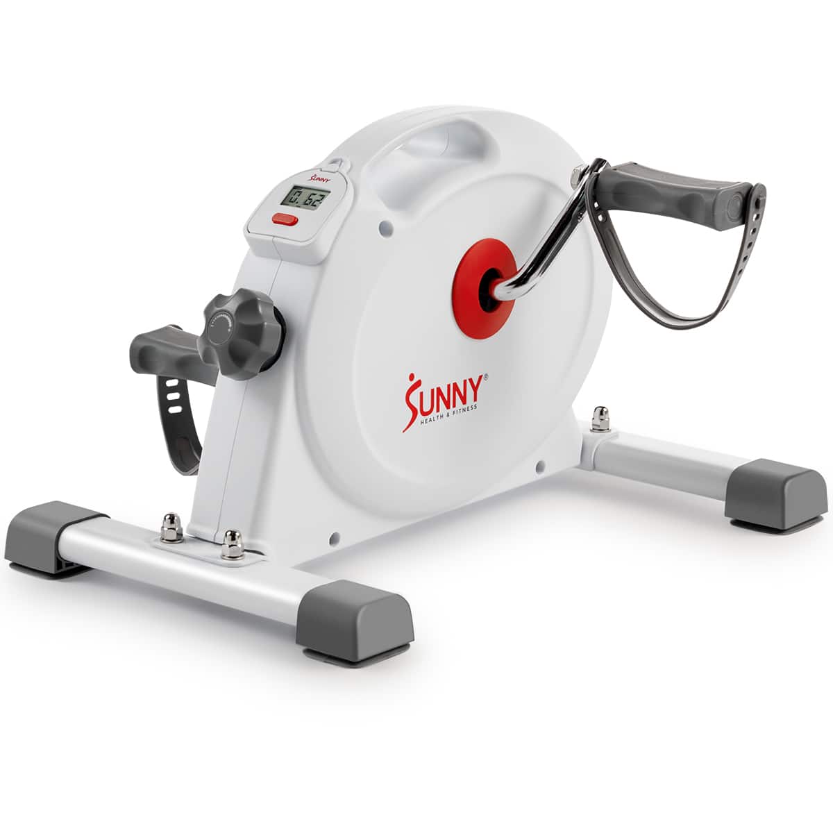 Sunny Health & Fitness - Smart Mini Exercise Bike - White