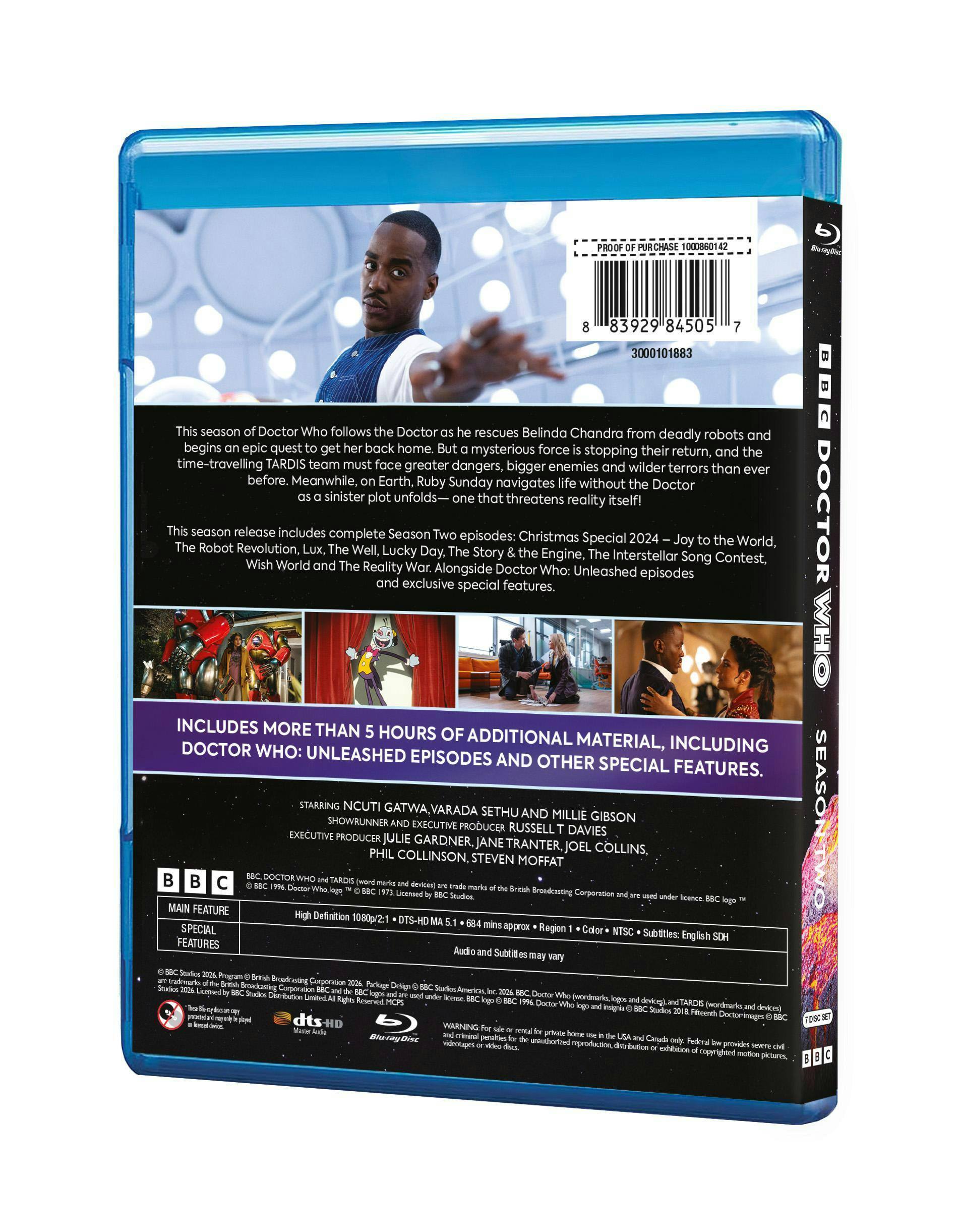 Back. Doctor Who: Season Two   - BLU-RAY.