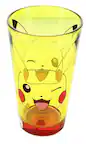 Front. Pokémon - Pokemon Pikachu Pint Glass - Yellow.