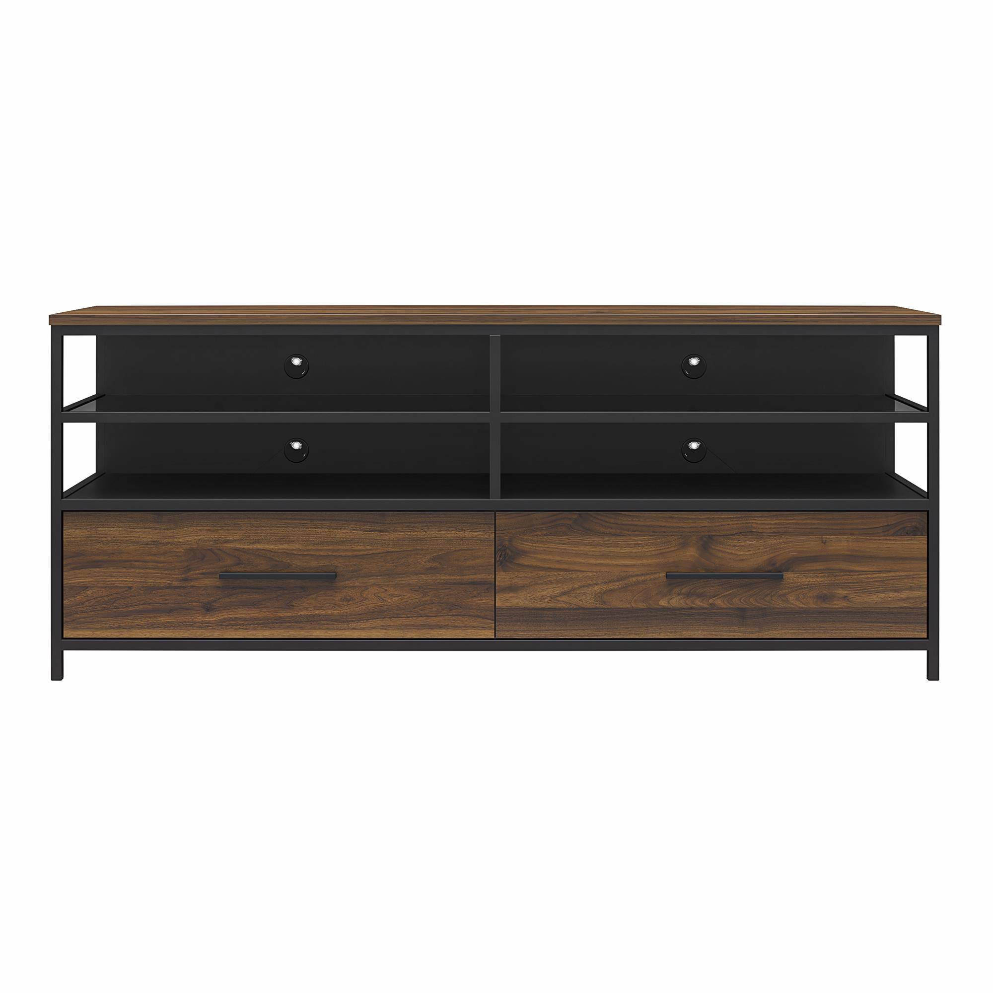 Front. Ameriwood Home - Structure TV Stand for TVs up to 60" - Columbia Walnut.