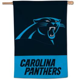 WinCraft - Carolina Panthers 28" x 40" Applique Vertical Banner - Multicolor