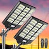 Front. Adewalk - Solar Lights Outdoor Waterproof 3600W, Street Lights Solar Powered with Remote Control for Outside, Parking Lot 2 Pack - Black.