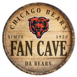 WinCraft - Chicago Bears 14'' Circular Wood Sign - Multicolor
