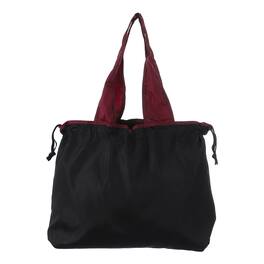 Unique Bargains - Portable 14.3x13.4 Inch Washable Shopping Bags with Handles, Reusable Foldable Grocery Tote for Travel and Storage - Black