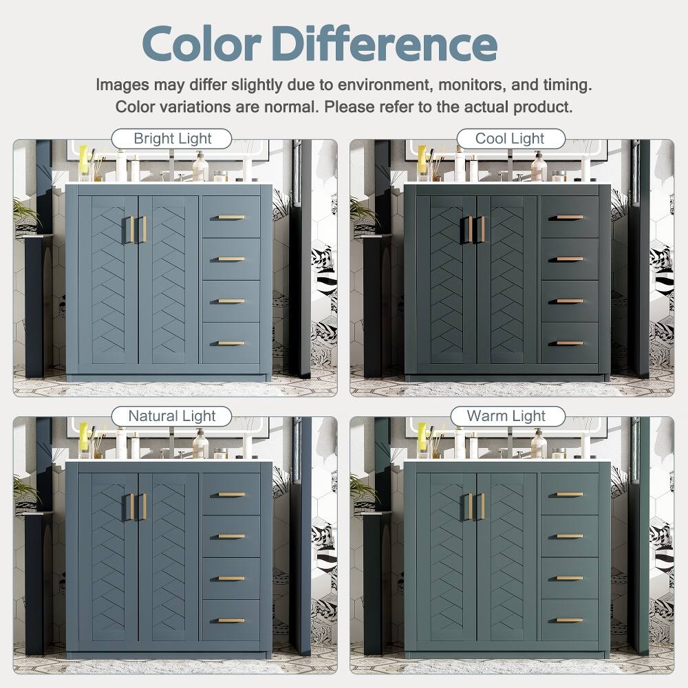 Color Difference  
Images may differ slightly due to environment, monitors, and timing.  
Color variations are normal. Please refer to the actual product.  

Bright Light  
Cool Light  
Natural Light  
Warm Light