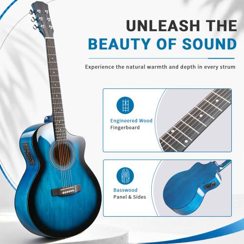 UNLEASH THE BEAUTY OF SOUND

Experience the natural warmth and depth in every strum

Engineered Wood Fingerboard

Basswood Panel & Sides