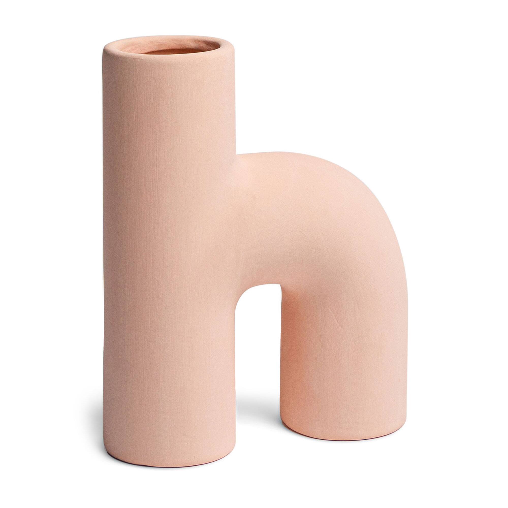 Maven Lane - Villa Moda Lila Abstract Sculptural Decorative Modern Vase, Pink