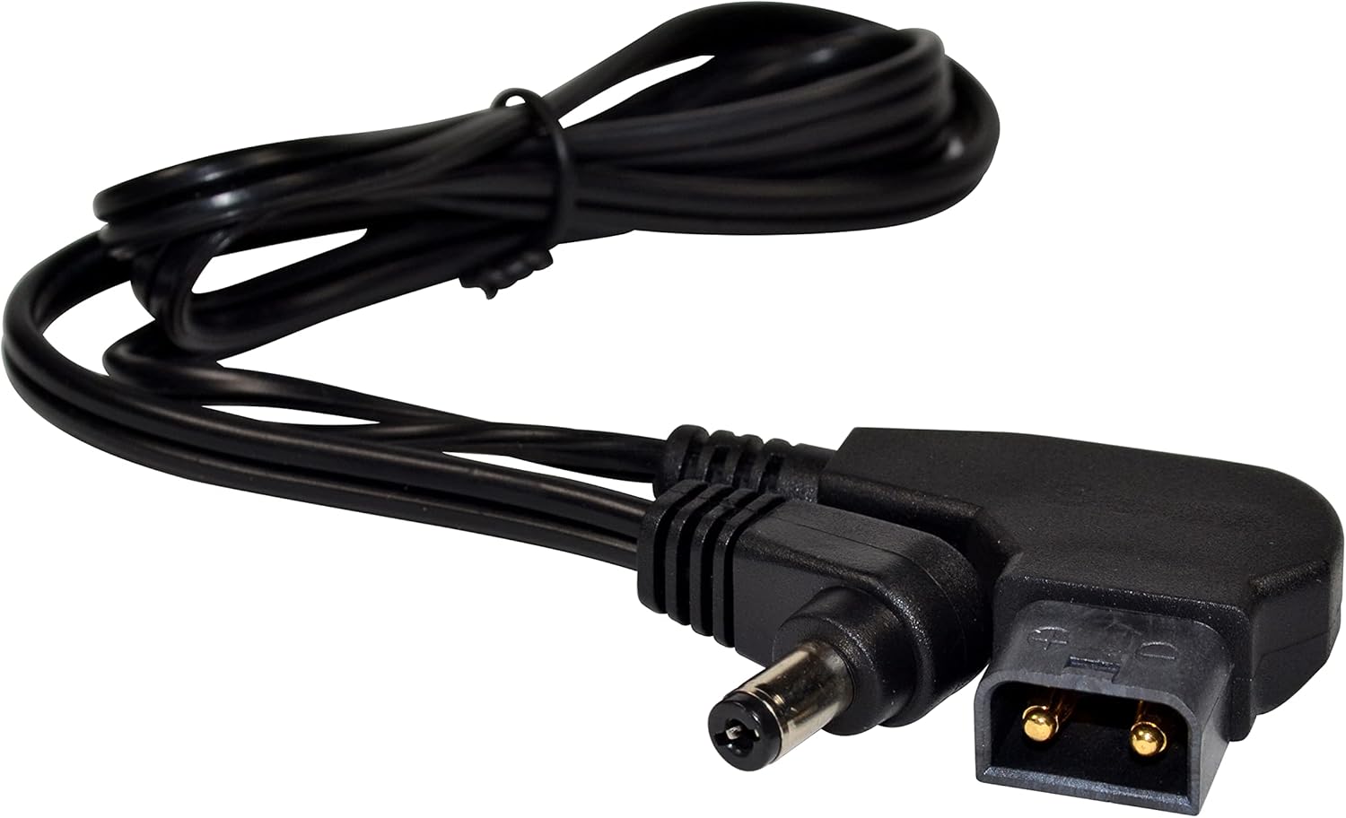 Alt View 1. HQRP - HQRP D-Tap Power DC Cable 5.5x2.1mm Barrel Plug, Negative Polarity +C-, 2ft - black.