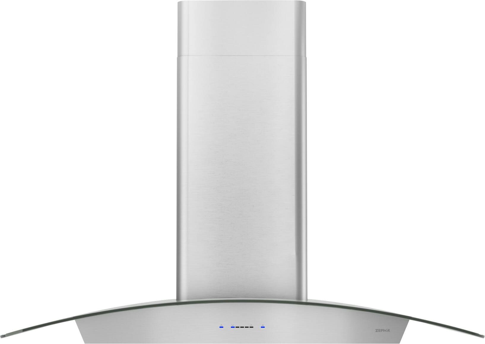Zephyr - 36 inches - Convertible - Wall Range Hood - Stainless Steel/Glass