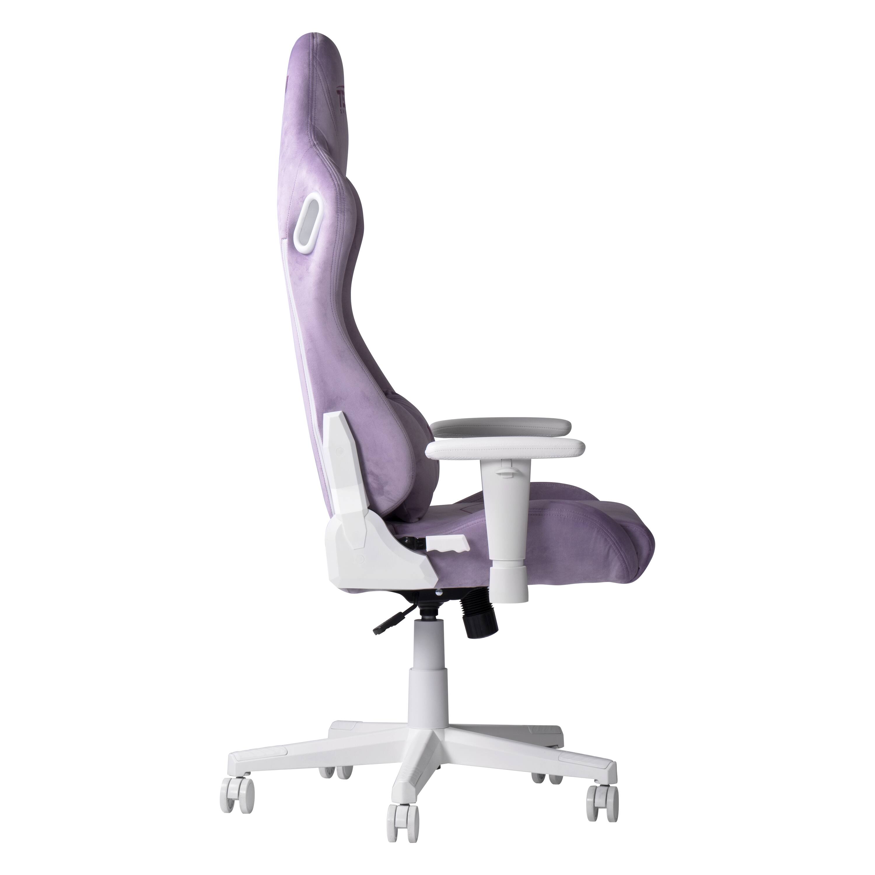 Alt View 3. Techni Sport - Techni Sport Purple Velvet Gaming Chair - Purple.