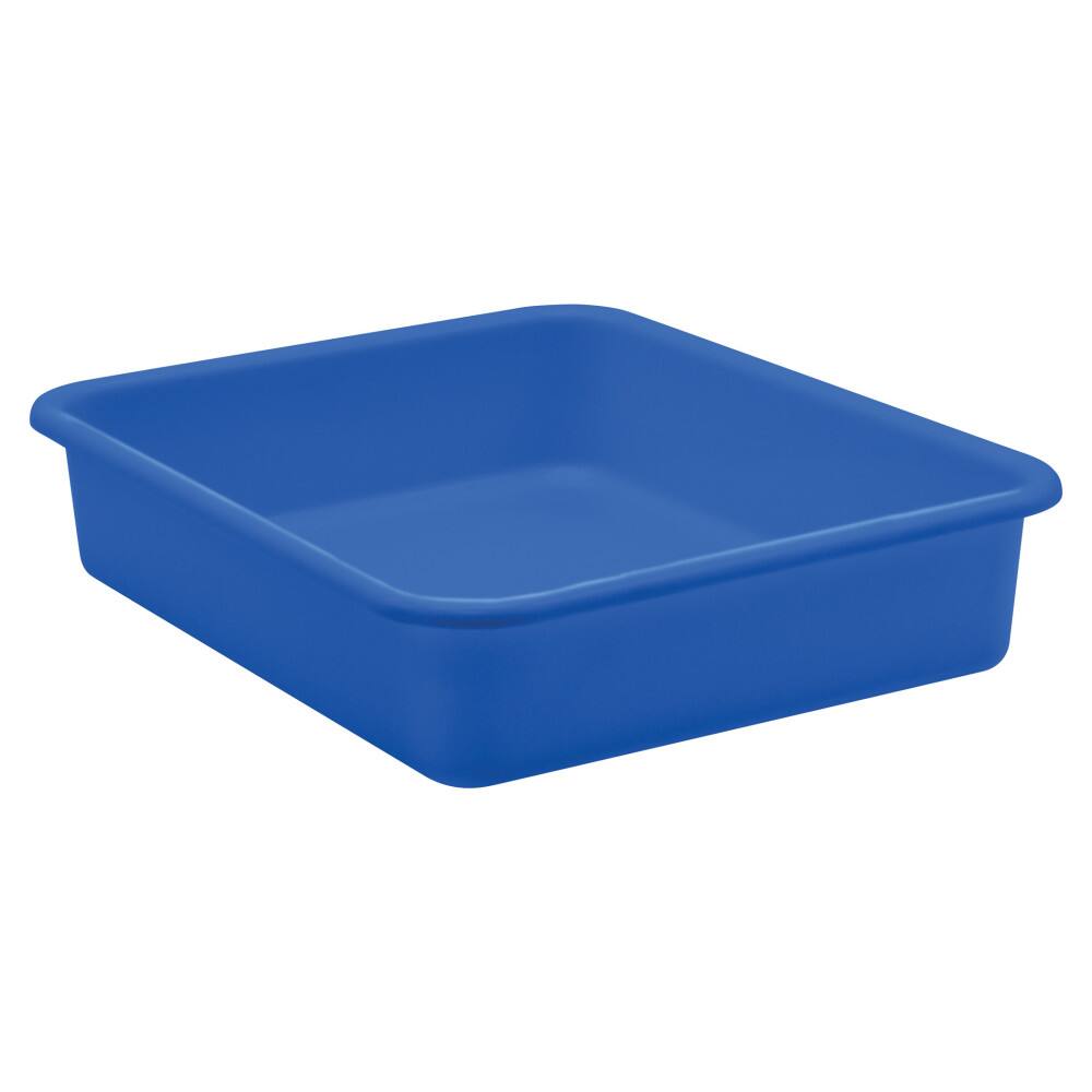 Front. Teacher Created Resources - Teacher Created Resources Blue Large Plastic Letter Tray.