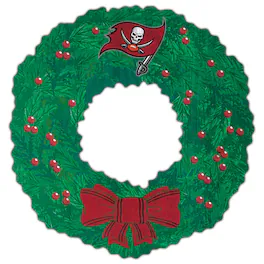 Fan Creations - Tampa Bay Buccaneers 16'' Team Wreath Sign - Green