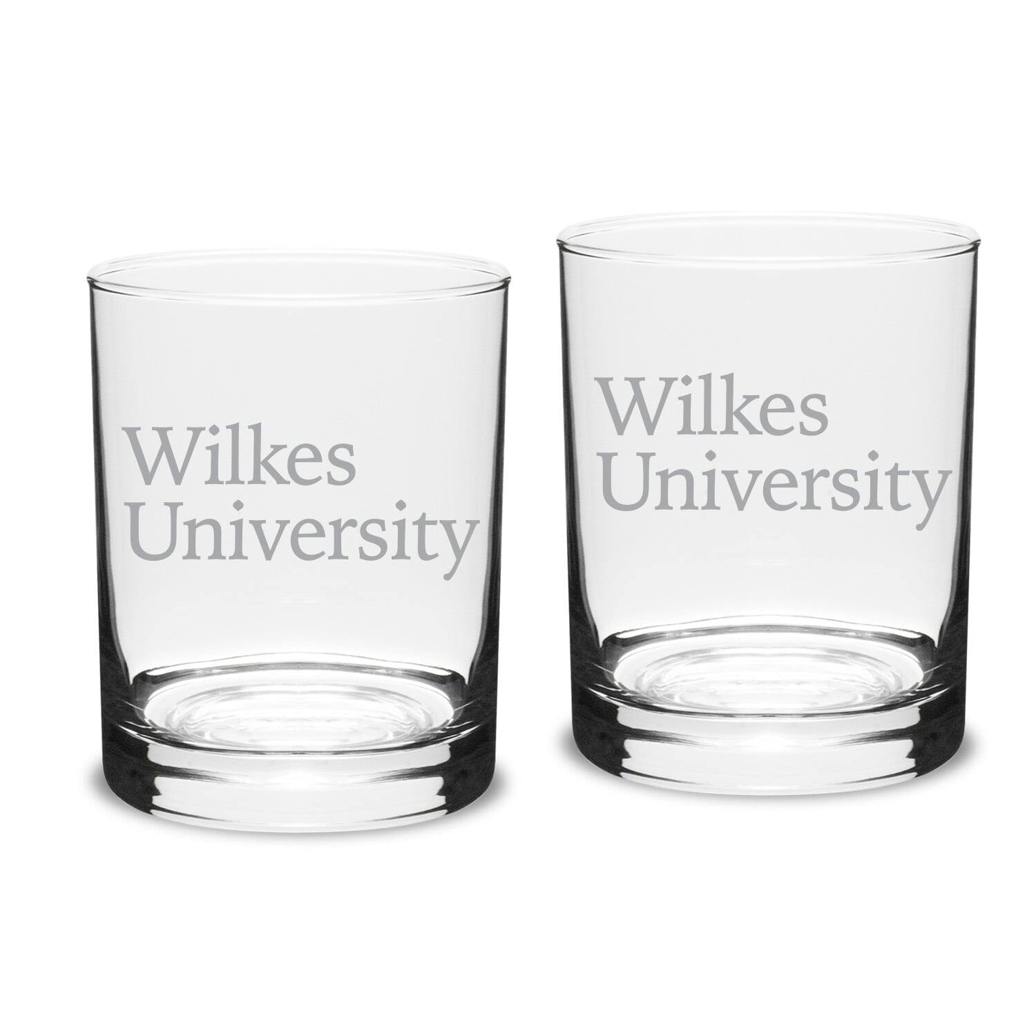 Jardine - Wilkes Colonels 14oz. Two-Piece Classic Double Old-Fashioned Glass Set - Multicolor