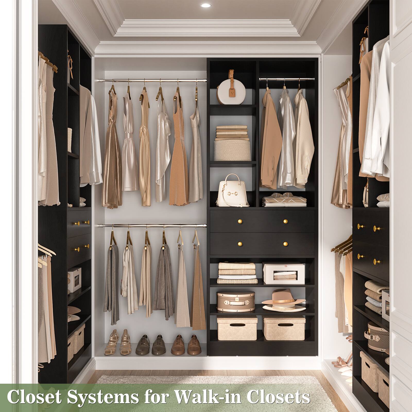 Closet Systems for Walk-in Closets