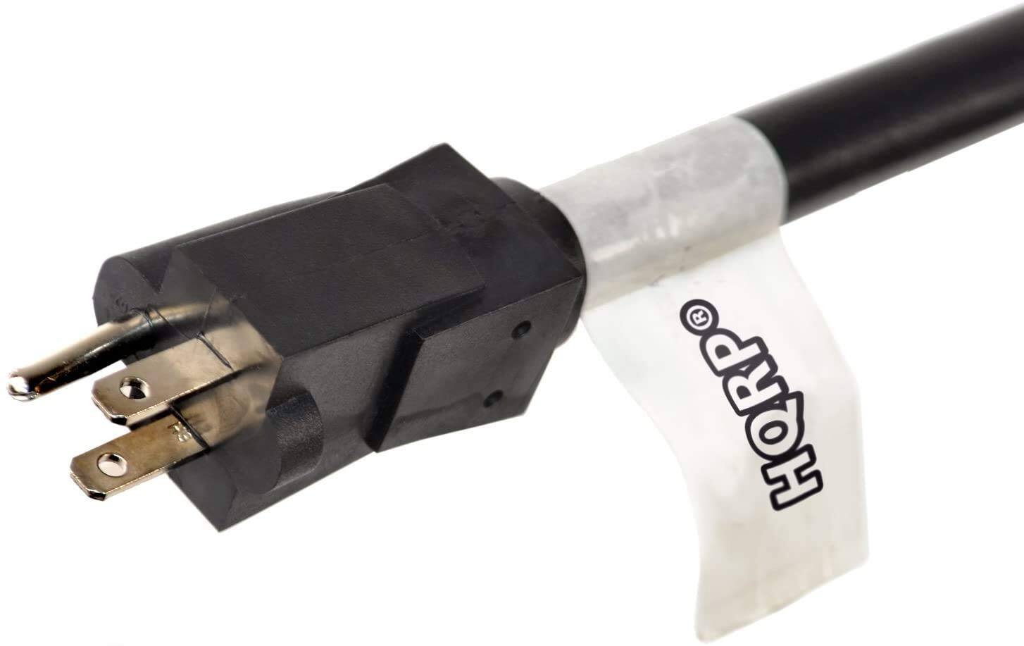Alt View 2. HQRP - 15A to 30A RV Power Cord Adapter - NEMA 5-15P Plug to L5-30R Twist Lock, 10 AWG, 12 in.