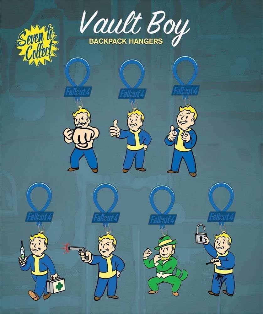 Vault Boy Seven BACKPACK HANGERS Collect Fallout 4