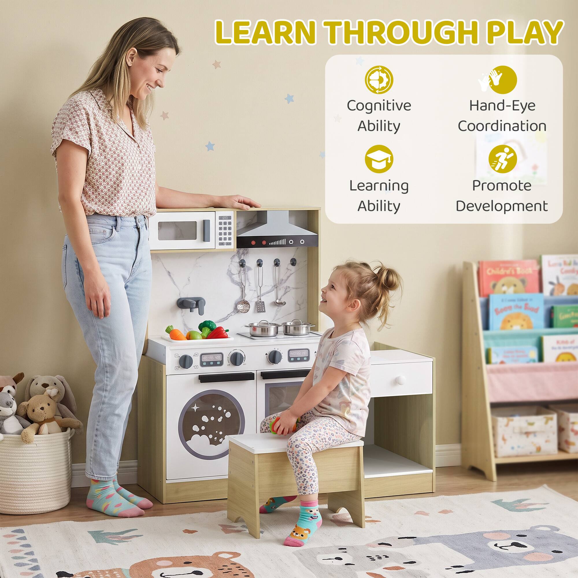 LEARN THROUGH PLAY

Cognitive Ability
Hand-Eye Coordination
Learning Ability
Promote Development

Childre's