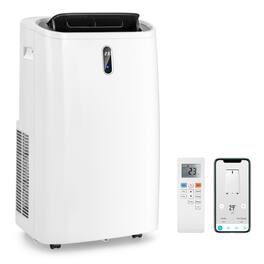 Gymax - 14000 BTU ASHRAE Portable Air Conditioner w/ Dehumidifier & Heating Modes - White