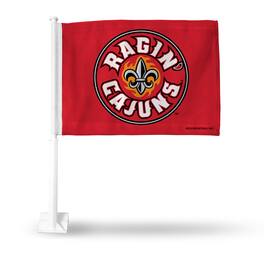 Rico Industries - Louisiana Lafayette Ragin Cajuns 11X14 Window Mount 2-Sided Car Flag - Multi