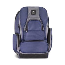 Ful - Big Easy Water Resistant 17" Backpack - Navy/Grey