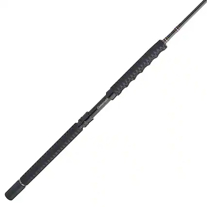 Front. PENN - PENN Carnage III Conventional Boat Rod, 6'6" Fishing Pole, Medium Power - black.