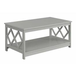 Convenience Concepts - Diamond Coffee Table - Gray