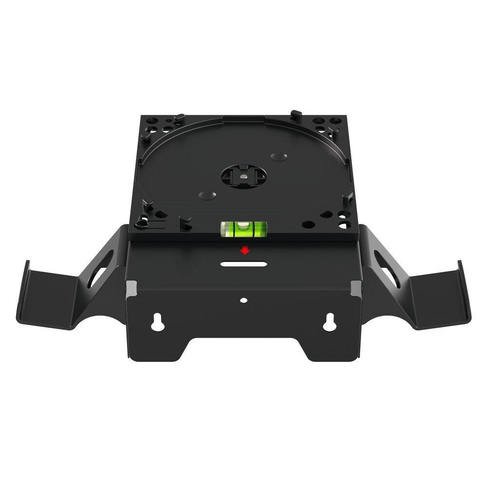 Angle. Dobe - TYX-3602 Xbox Series X Wall Mount Kit, Rotated Wall Bracket for Xbox Series X with Controller and Headset Holder - BLACK.