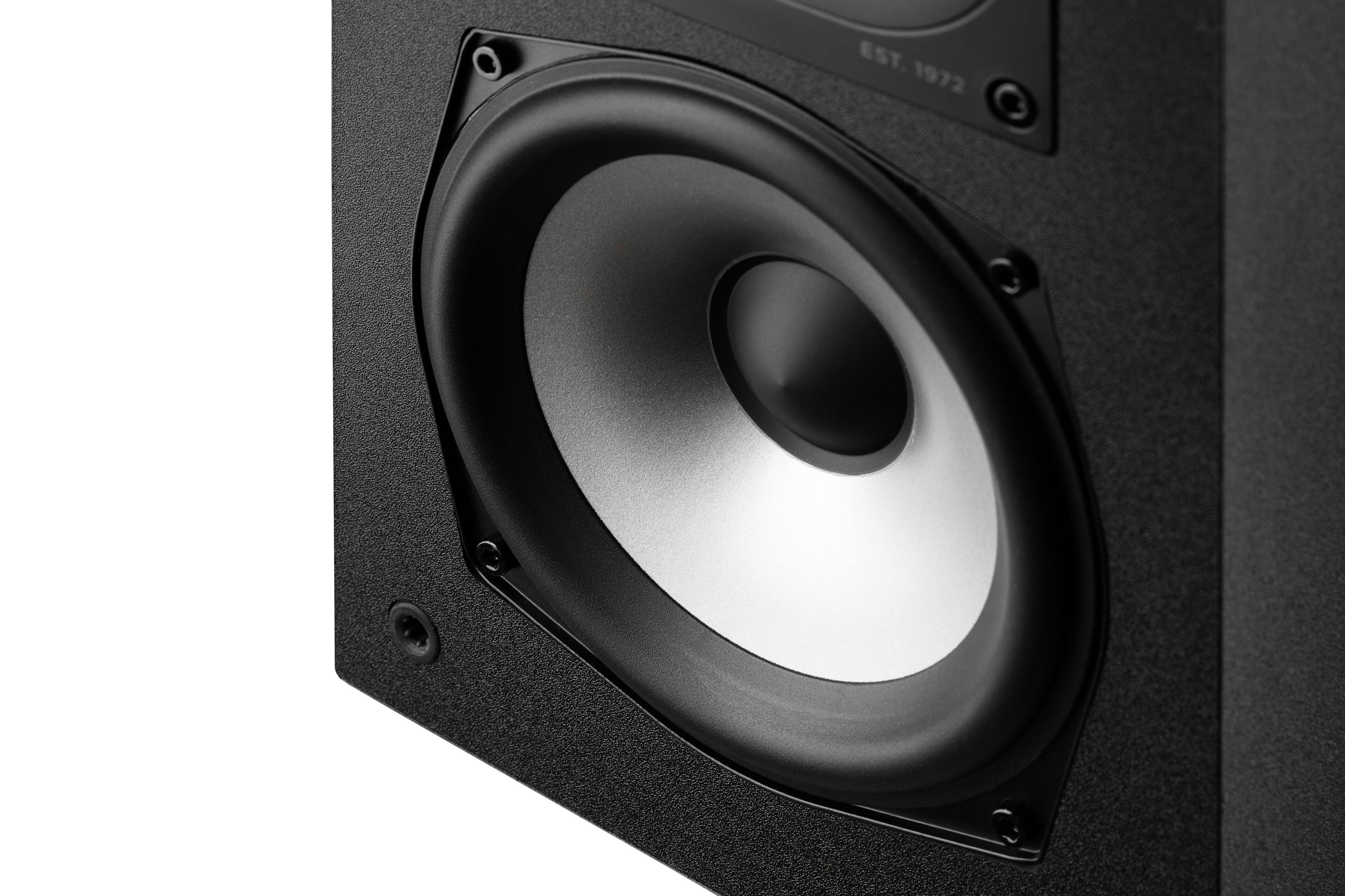 Alt View 13. Polk Audio - Monitor XT15 Bookshelf Speaker Pair - Midnight Black.
