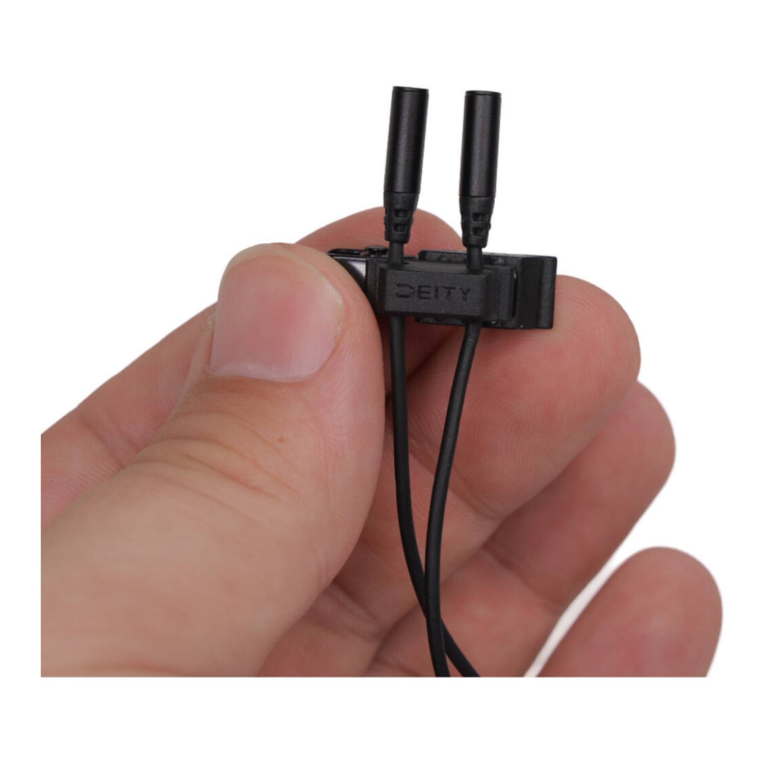 Left. Deity - Deity Dual-Head W.Lav Pro Lavalier Microphone (3.5mm) - Black.