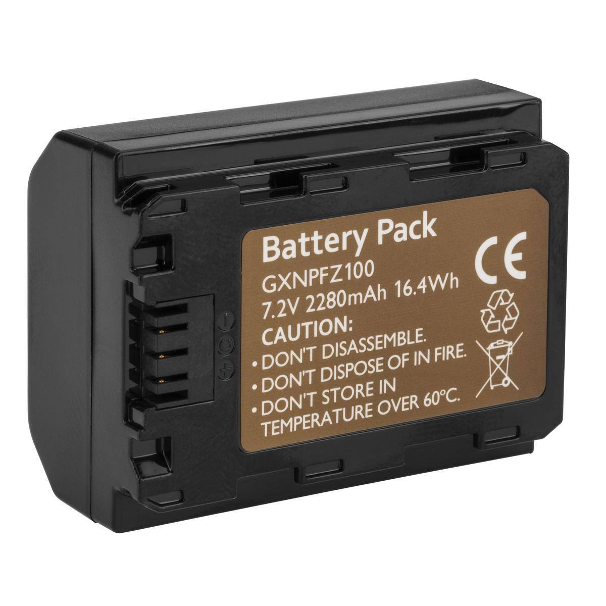 Battery Pack GXNPFZ100 16.4Wh CE 7.2V 2280mAh

CAUTION:
- DON'T DISASSEMBLE.
- DON'T DISPOSE OF IN FIRE.
- DON'T STORE IN TEMPERATURE OVER 60°C.