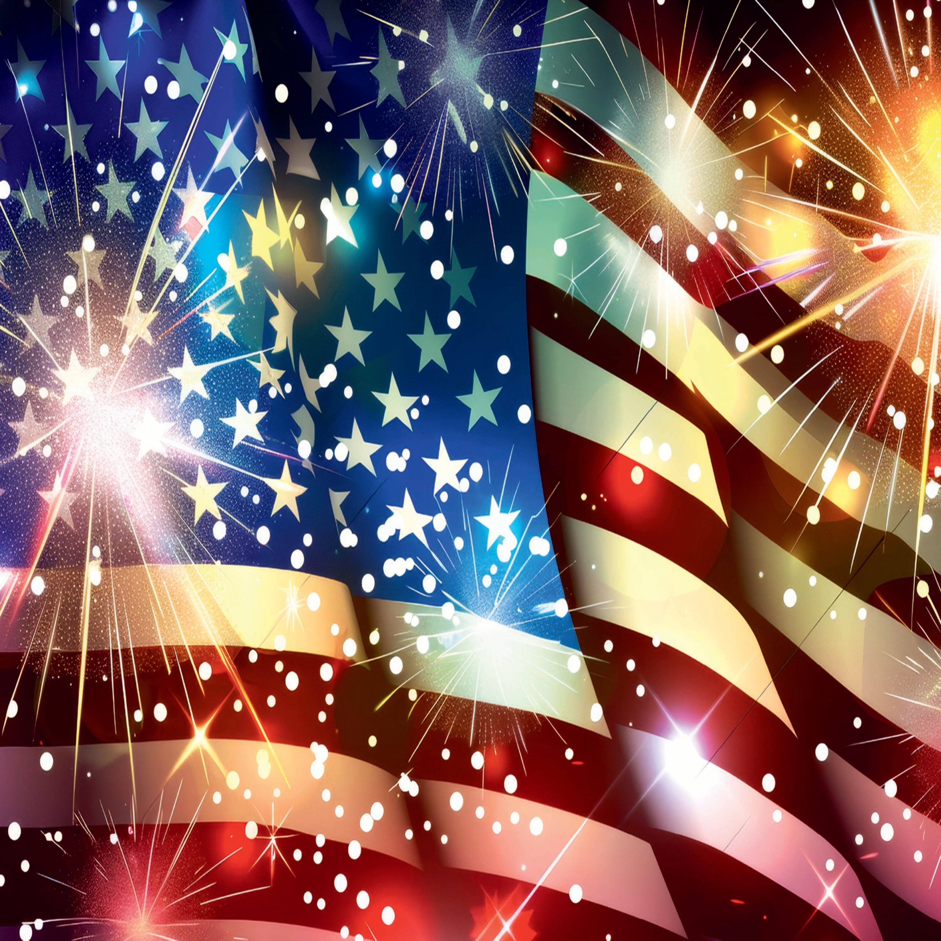 Alt View 2. Trefl - Trefl Red American Flag 500 Piece Puzzle - Multicolor.