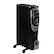 Front. Optimus - Optimus Digital 7 Fins Oil Filled Radiator Heater with Timer - Black.